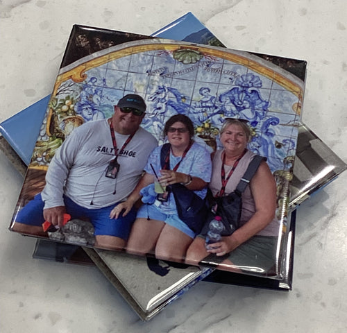 CUSTOM PHOTO MAGNETS (SET OF 5)